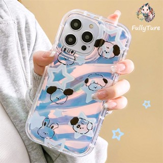 เคสโทรศัพท์มือถือ ซิลิโคนนิ่ม แบบใส ป้องกัน ลายการ์ตูนน่ารัก สีสันสดใส แฟชั่น สําหรับ Iphone 14 13 12 11 X Pro 8 7