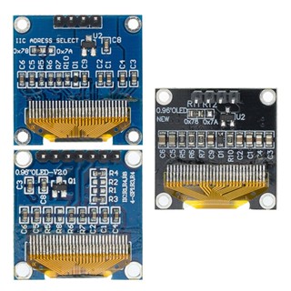 โมดูลหน้าจอ LCD 0.96 นิ้ว IIC Serial oled 128X64 I2C SSD1306 12864 GND VCC SCL SDA 0.96 นิ้ว สําหรับ arduino oled