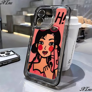 เคสโทรศัพท์มือถือ แบบนิ่ม กันกระแทก ลาย Gun 7 Girl สําหรับ Apple Iphone 12 14Promax 8p 13 11 OLGU