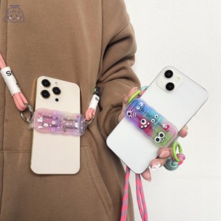 เคสโทรศัพท์มือถือ ลายการ์ตูน พร้อมสายคล้อง สําหรับ Iphone - MM