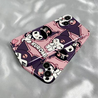 เคสโทรศัพท์มือถือ ลายการ์ตูนคุโรมิน่ารัก สําหรับ Apple Iphone 7 14pro 11max 13 8p I1U4