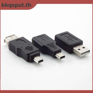 Otg อะแดปเตอร์แปลง USB 2.0 A ตัวผู้ เป็น Mini B 5-Pin ตัวเมีย ตัวผู้ สําหรับตัวแยกแจ็ค Mini Type-A B THK2