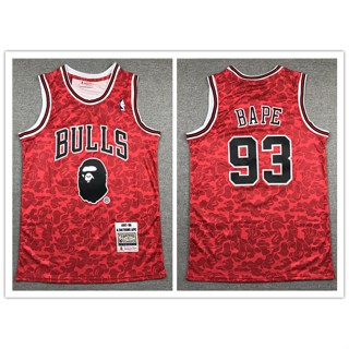 เสื้อกีฬาบาสเก็ตบอล nba No.93 สีแดง 283485