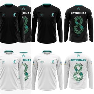 เสื้อกีฬาแขนยาว ลายทีม PETRONAS 8th World Constructors Championship Infin8