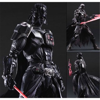 [Spot] PA changed to Star Wars Jedi warrior Black Warrior movable boxed hand-made doll decoration model