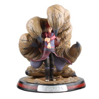 [Spot quick delivery] Huoying animation wholesale Gaara wind country big hand sandstorm I love Luo doll statue model boxed hand office