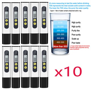 เครื่องทดสอบคุณภาพน้ําอัตโนมัติ 0-990ppm 2 สําหรับสระว่ายน้ํา พิพิธภัณฑ์สัตว์น้ํา 10 ชิ้น