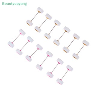 [Beautyupyang] ล้อยาง พร้อมเพลาล้อ ดัดแปลง อุปกรณ์เสริมรถแข่ง DIY 1:64 1 ชุด