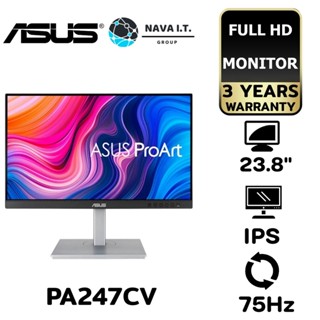 COINSคืน15%⚡FB9JMZV6⚡ ASUS MONITOR (จอมอนิเตอร์) PROART DISPLAY PA247CV - 23.8" IPS FHD 75HZ USB-C ประกัน 3 ปี