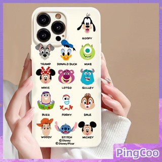 Pingcoo - เข้ากันได้สำหรับ เคส iphone 11 เคสไอโฟน เคสไอโฟน11 สำหรับ TPU เคสเยลลี่กันกระแทกเคสกล้องป้องกันกล้องสีขาวคอลเลกชันการ์ตูนน่ารักเข้ากันได้กับ iPhone 14 13 Pro max 12 Pro Max xr xs 7Plus 8Plus