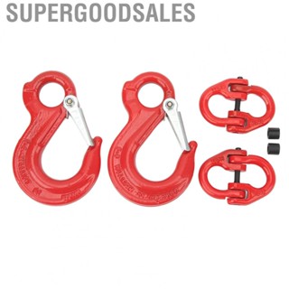 Supergoodsales Crane Hook Eye Sling 35 Chrome Molybdenum Steel 1.12T Bearing for Port Transportation