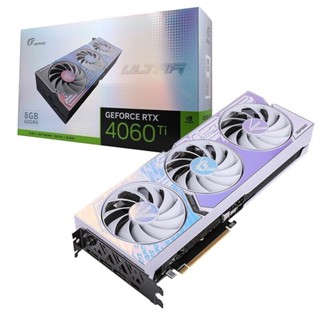 หน้าจอแสดงผลวิดีโอ iGame GeForce RTX4060Ti Ultra W OC 8 สีรุ้ง VTN1
