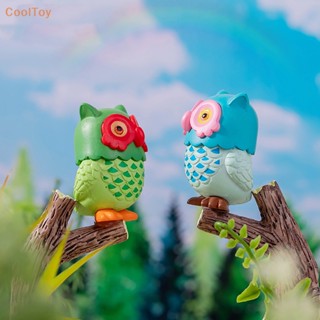 Cooltoy ตุ๊กตาฟิกเกอร์ รูปการ์ตูนนกฮูก ขนาดเล็ก สําหรับตกแต่งบ้านตุ๊กตา 1 ชิ้น