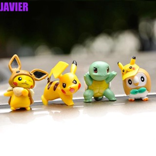 ฟิกเกอร์ Pokemon Rowlet Bulbasaur Psyduck Eevee ของเล่นสําหรับเด็ก