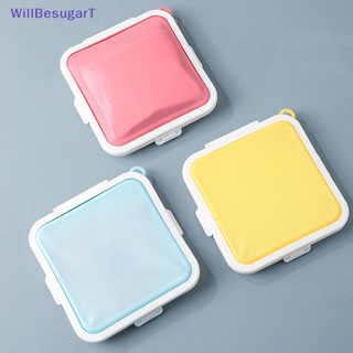 [WillBesugarT] กล่องเบนโตะ แซนวิช ขนมปังปิ้ง แซนวิช ซิลิโคน แบบพกพา เป็นมิตรกับสิ่งแวดล้อม [ใหม่]