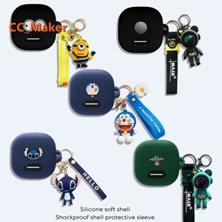 For Anker Soundcore Liberty 4 NC Case Creative SUP Creative Astronaut Keychain Pendant Shockproof Case Protective Cover Cartoon Doraemon Kaws Stitch Pendant Anker Soundcore Liberty 4 NC Cover Soft Case