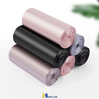 สี ถุงขยะแบนหนาขนาดใหญ่เทคโนโลยีญี่ปุ่นสีดำ 45 * 50pe ห้าม้วน 100 เท่านั้น MOLISA