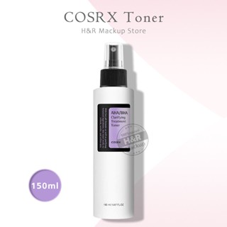 COSRX AHA/BHA Clarifying Treatment Toner 150ml โทนเนอร์ผลัดเซลล์ผิวอย่างอ่อนโยน เพื่อผิวกระจ่างใสเนียนนุ่ม 150มล