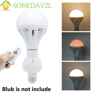 Somedayzl ซ็อกเก็ตโคมไฟ LED ไร้สาย 220V E27 พร้อมรีโมตคอนโทรล