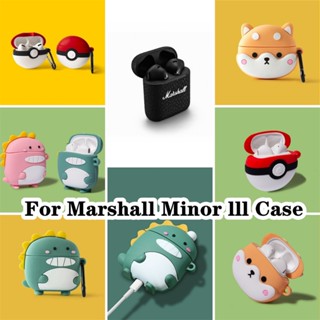 【พร้อมส่ง】เคสหูฟัง แบบนิ่ม ลายการ์ตูนมาร์แชล สําหรับ Marshall Minor III