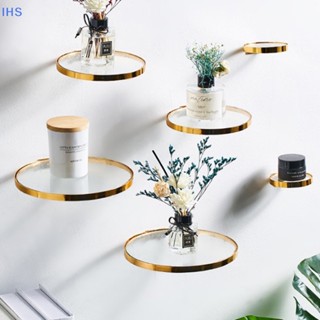 [IHS] ชั้นวางดอกไม้ แบบกระจก Led สําหรับตกแต่งผนังบ้าน