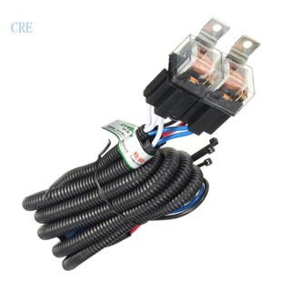 Cre 12V H4 HID-Relay หลอดไฟหน้าแปลงสายไฟอะแดปเตอร์ขยายสายเคเบิล