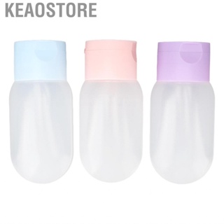 Keaostore Soft Travel Bottles Squeezable Empty Cosmetic Container Refillable for Face Wash Lotion