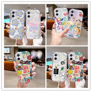 เคส oppo a76 เคส oppo a96 เคสโทรศัพท์มือถือแบบใส ลายครีม สําหรับ oppo a36 a76 a96