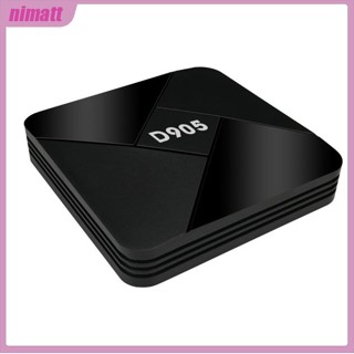 Ni D905 กล่องรับสัญญาณเกม 4k Amlgic S905 เครื่องเล่นมีเดีย เครือข่ายไร้สาย Wifi สําหรับ Android Tv Box