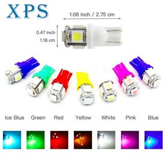 Xps หลอดไฟ T10 LED BULB 5050 5 SMD 12V 1 ชิ้น สําหรับจอดรถยนต์