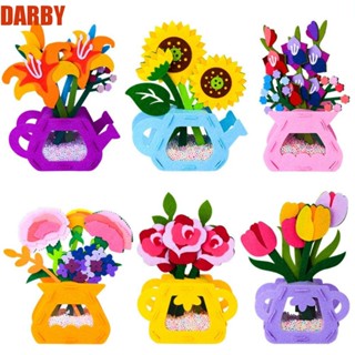 Darby ของเล่นกระถางดอกไม้ แฮนด์เมด DIY สําหรับเด็ก