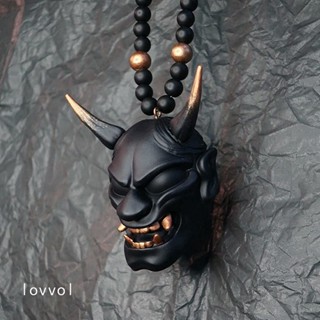 Hannya Japan Oni - จี้เรซิ่น รูปหน้ากากซามูไร สไตล์ญี่ปุ่น สําหรับแขวนตกแต่งรถยนต์