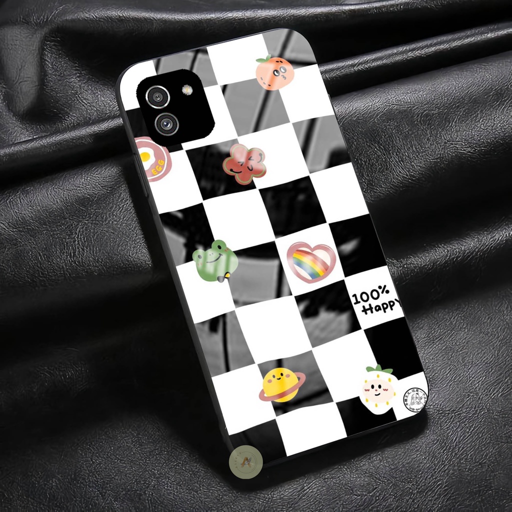 (GK59) Softcase Glass VIVO Y01 Y33S Y21 Y21S Y15S Y12S Y20 Y30 Y50 Y91C Y91 Y93 Y12 Y17 Y53S V9 S1 P