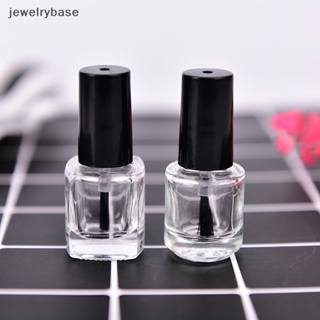 [jewelrybase] ขวดแก้วเปล่า พร้อมฝาปิด ขนาด 5 มล. สําหรับใส่ยาทาเล็บ 1 ชิ้น