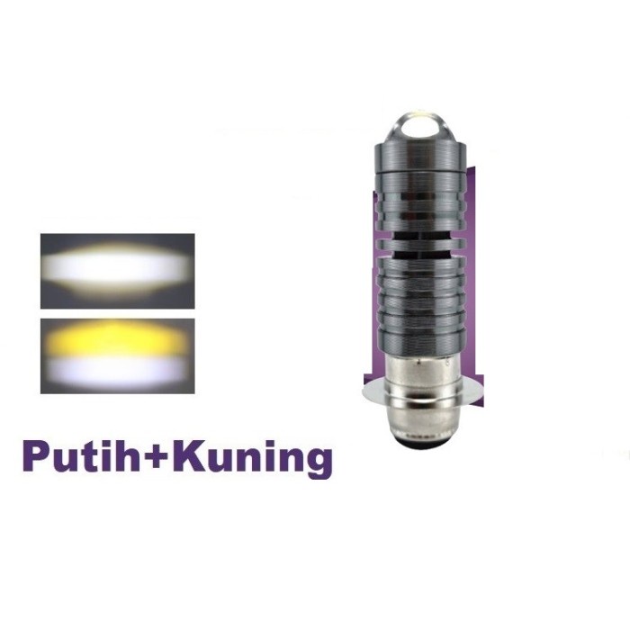 มอเตอร์ LED D2 Laser H6 2 สี ขาว เหลือง สว่าง เป็ดอัตโนมัติ