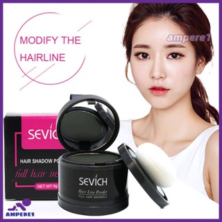 Sevich Cover Hair Trim Powder Hairline Powder Trim Shadow Fill Forehead Hairline Trimming Powder Makeup Hair Natural -AME1