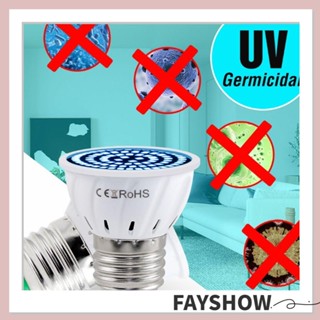 Fay หลอดไฟอัลตราไวโอเลต Led UV E27 E14 MR16 GU10 สําหรับบ้าน