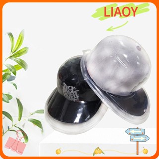 Liaoy กล่องเก็บหมวกเบสบอล PVC กันฝุ่น