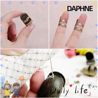 Daphne แหวนนิ้วมือ สีทอง สไตล์วินเทจโบราณ สําหรับงานช่าง