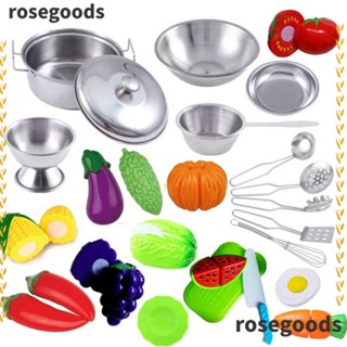 Rosegoods1 พลั่วจําลอง ฉากเครื่องครัว โมเดล ช้อน ฉาก เครื่องมือทําอาหาร