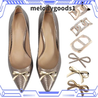 MELODYGOODS1 หัวเข็มขัดโลหะอัลลอย อุปกรณ์เสริม สําหรับเสื้อผ้า รองเท้า