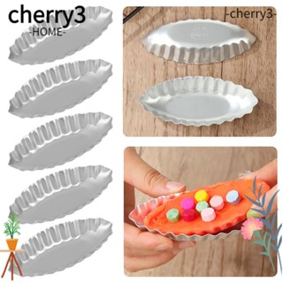 Cherry3 แม่พิมพ์ทาร์ตไข่ พุดดิ้ง 5 ชิ้น ต่อชุด