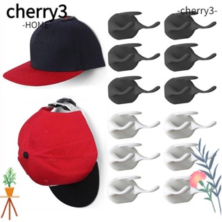 Cherry3 ตะขอแขวนหมวก แบบติดผนัง 6 ชิ้น