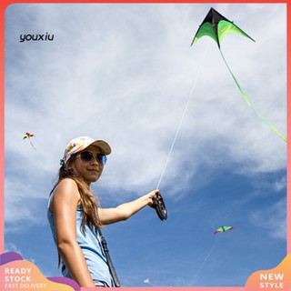 Youxui ว่าวไนล่อน Ripstop Prairie Delta Flying Kite พร้อมหาง ของเล่นสําหรับเด็ก