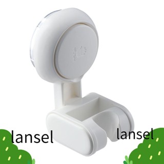 LANSEL ที่แขวนหัวฝักบัวอาบน้ํา แบบไม่ต้องเจาะ ปรับมุมความสูงได้ สีขาว สําหรับห้องน้ํา