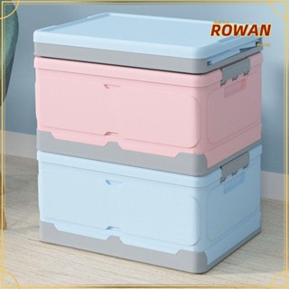 Rowans กล่องเก็บหนังสือพลาสติก วางซ้อนกันได้ ใช้งานง่าย สีชมพู สีฟ้า สําหรับบ้าน