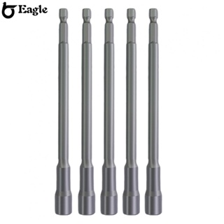 ⭐24H SHIPING⭐5pcs 8×150mm Hexagon Nut Driver Drill Bit Socket Wrench Extension Sleeve Wrench