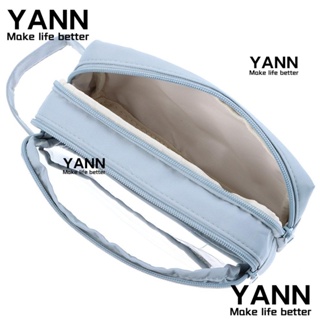 YANN1 กระเป๋าดินสอ ทรงสี่เหลี่ยม ลายการ์ตูน แต่งซิป สีโปร่งใส เหมาะกับของขวัญ สําหรับแต่งหน้า