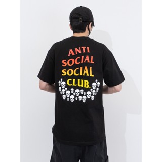 [พร้อมส่ง] Assc เสื้อยืดคอกลม แขนสั้น พิมพ์ลายหัวกะโหลก ตัวอักษร สโลแกน ทรงหลวม แฟชั่นฤดูร้อน สําหรับผู้ชาย และผู้หญิง