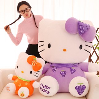 Jfmm หมอนตุ๊กตานุ่ม รูปการ์ตูน Hello Kitty ผลไม้ แมว Ragdoll kt Cat สร้างสรรค์ ของขวัญวันเกิด สําหรับเด็ก